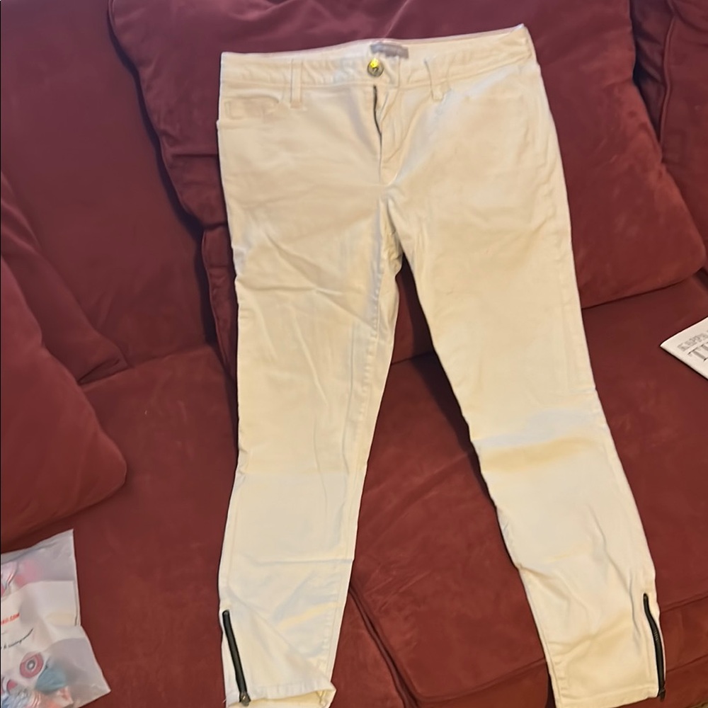 Banana Republic Cream Trousers